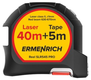 Рулетка с лазерным дальномером Ermenrich Reel SLR545 PRO